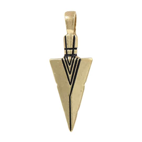 Gold Arrow Pendant by Bead Landing&#x2122;